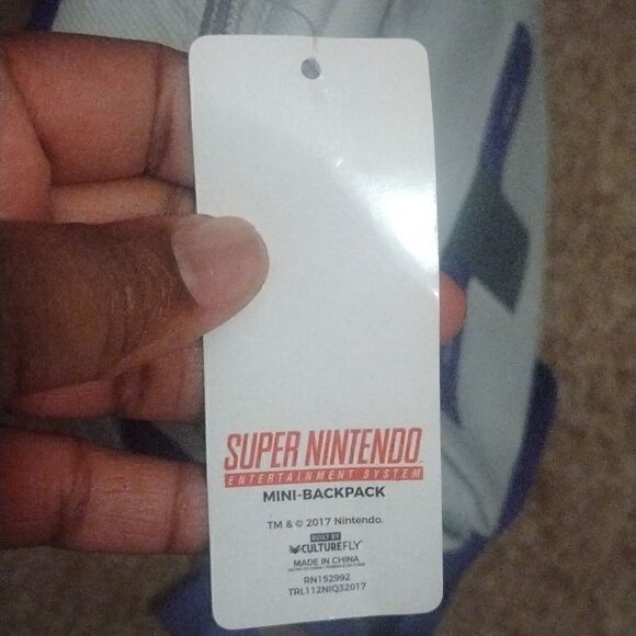 Super Nintendo mini bookbag, nwt - Picture 4 of 7